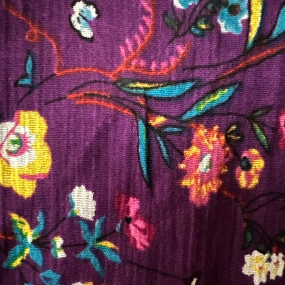 Anthony Richards Purple Floral & Butterfly Print Sundress - Picture 3 of 16
